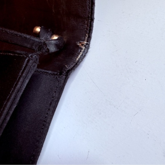 Vintage Givenchy Calfskin Satin Emblem Crossbody Black - Picture 10 of 16